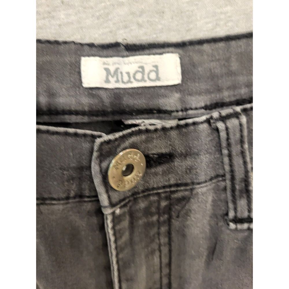 Mudd Jeans Girls Youth‎ Black Denim Skinny High Rise Womens 29x 28. Y2K style - Picture 3 of 5